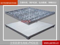 全铝防静电架空地板-PVC贴面